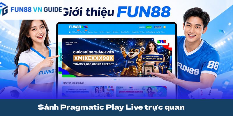 Sảnh Pragmatic Play Live trực quan