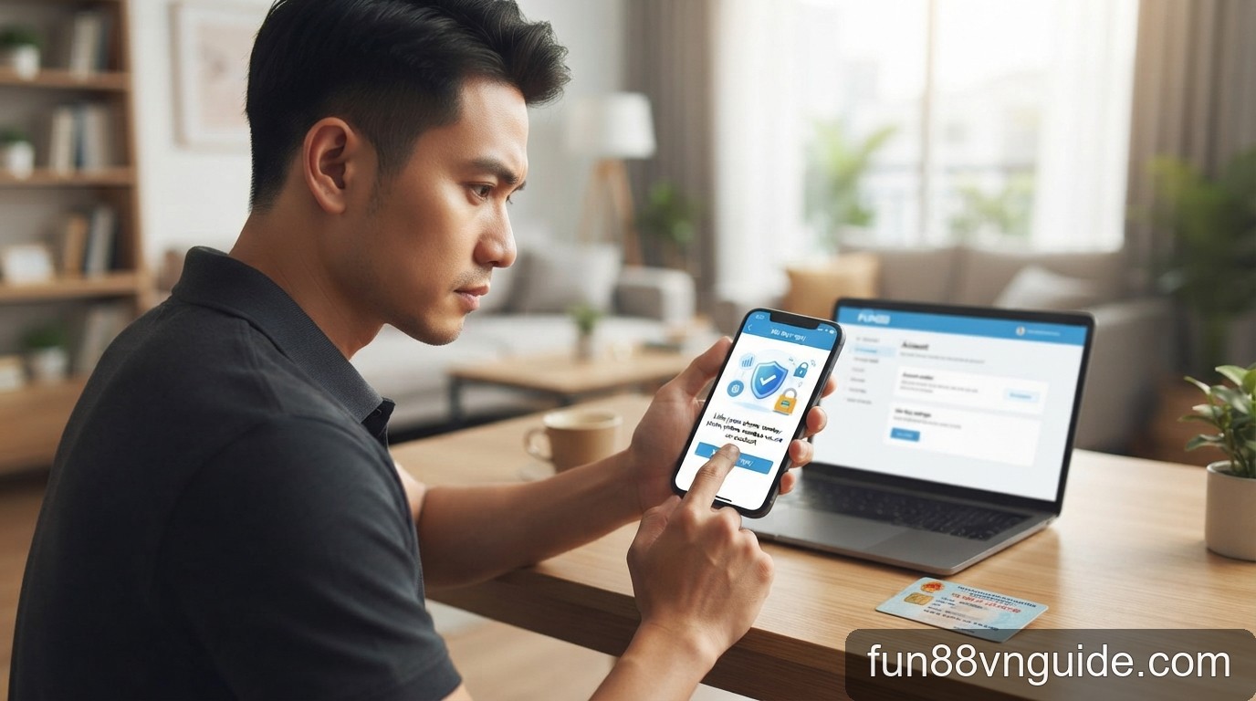 Cập nhật bảo mật 2026: Tại sao tài khoản FUN88 của bạn cần liên kết số điện thoại chính chủ? - 2